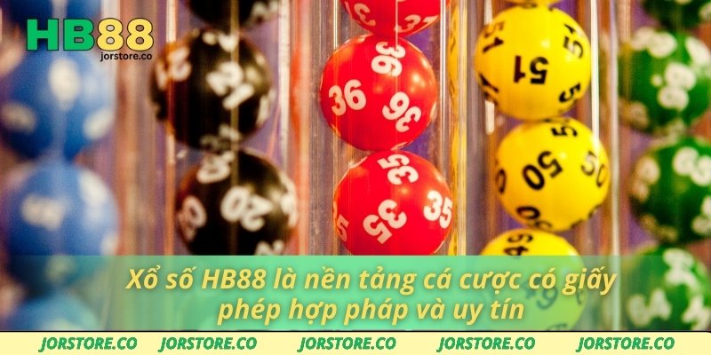 Xổ số HB88 là nền tảng cá cược có giấy phép hợp pháp và uy tín